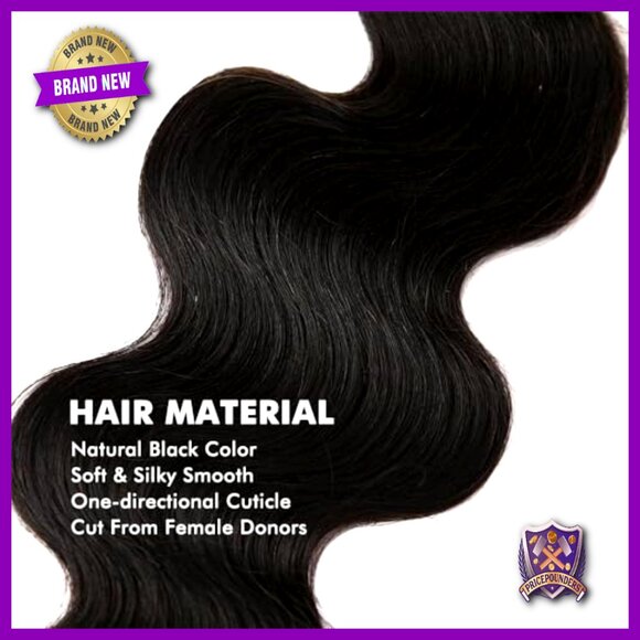 100% Brazilian Virgin Hair Extensions Body Wave Bundles 16-20 Inch main image 6